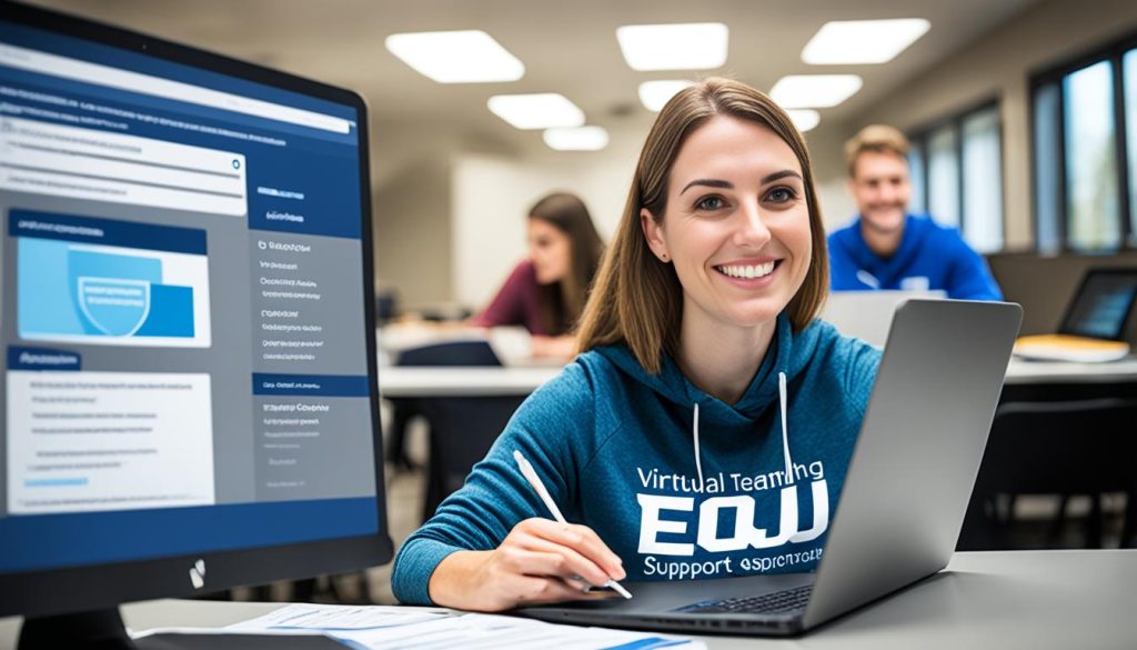 support for online students at EOU